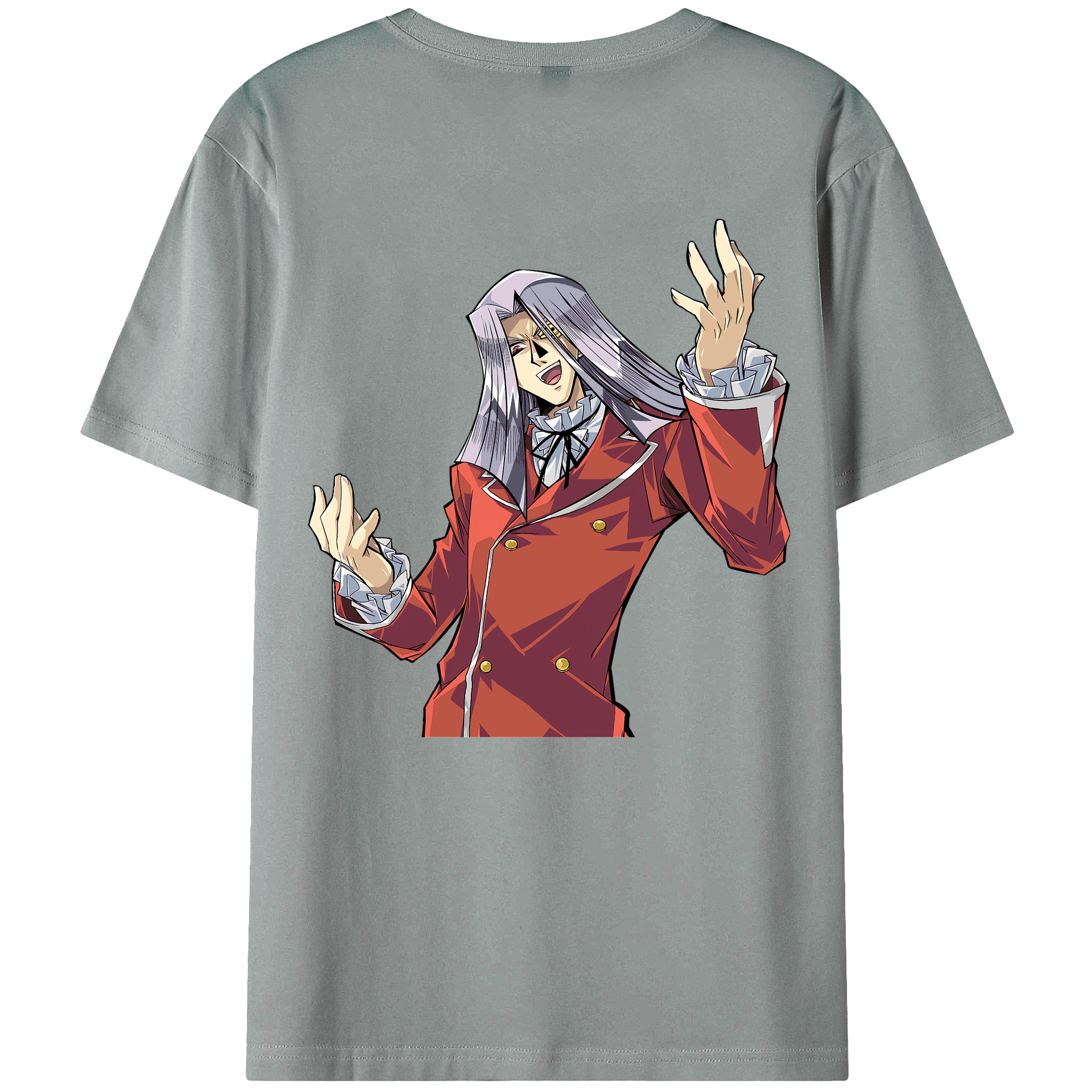 （画像用） 遊☆戯☆王 Yu-Gi-Oh! 綿100％ メンズ半袖Tシャツ（バックプリント） 通気性